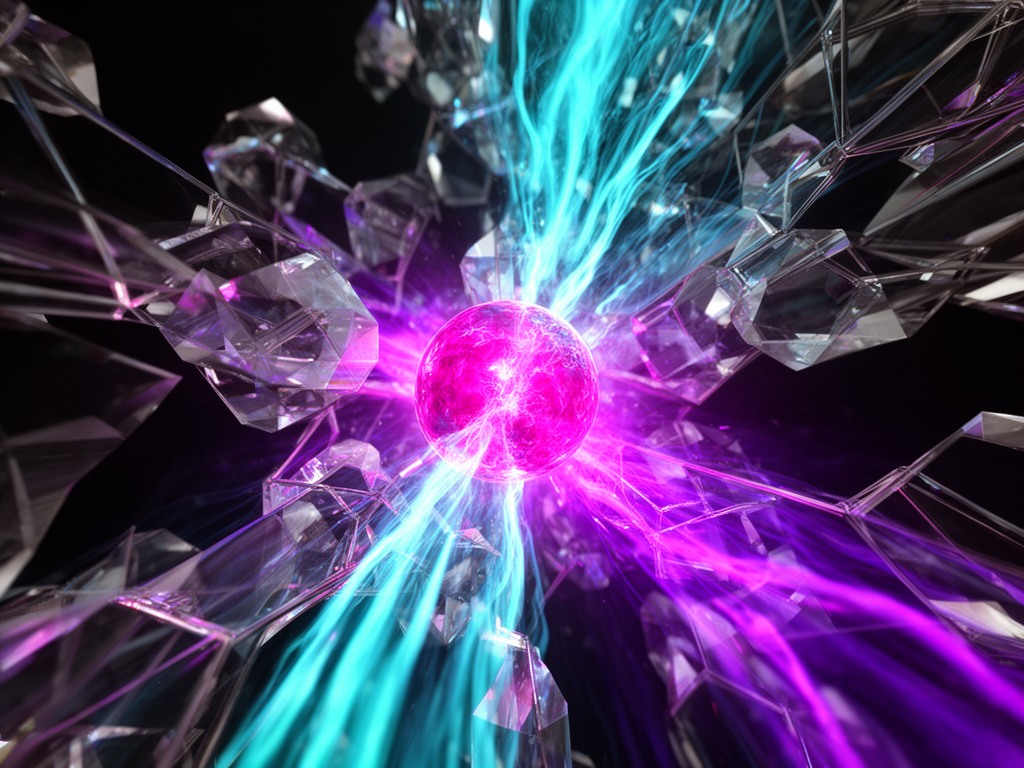 Abstract visualization of the Raydium decentralized exchange interface on the Solana network